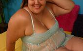 BBW Hunter 144264 Pretty Plumper Slowly Getting Rid Of Her Clothes To Indulge Her Insatiable Pussy With A Good Rub

