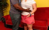 BBW Hunter 144274 Naughty Fatty Jewelz Naked And Dishes Out A Pleasurable Blowjob To Impress A Black Guy
