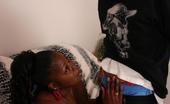 BBW Hunter 144282 Fat Ebony Subrina Loving Her Very First Taste Of White Cock In Her Mouth And Snatch
