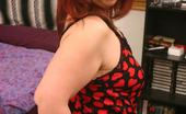 BBW Hunter 144330 Naughty Redhead Plumper Nina Likes To Get Spanked Before She Dishes Out Her Shaved Snatch

