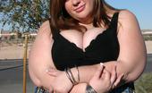 BBW Hunter 144369 Hot Young Bbw Deserie Showing Off Her Massive Tits And Takes Throat And Pussy Filling From A Big Black Cock
