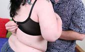BBW Hunter 144732 Foxy Chubby Brunette Smothering Her Lover With Her Huge Tits
