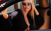 Lucy Zara Naughty Car Flashing In Public In A Skin Tight Dress With No Underwear On
