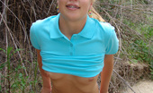 Little Summer 145371 Check Out Yummy Teen Babe Take A Walk In The Woods And Get Very Horny And Naked For You.
