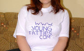 Young Fatties 148876 Redhair Plumper Spreading Tits
