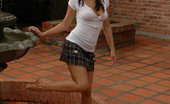 Pamela Spice 149115 Pamela Strips Off Her Schoolgirl Outfit And Gets Wet
