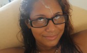 Toticos Maria2 - Set 1 - Photo 149909 Big-Tittied Dominican With Glasses Gets Her Face Jizzed On
