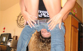 Megan QT 151963 Curly Haired Teen Girl In The PILEDRIVER
