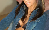 Kate's Playground 152540 Kates Sexy Girlfriend Rio Loves To Tease With Her Denim Jacket With A Black Bra Underneath
