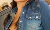 Kate's Playground 152540 Kates Sexy Girlfriend Rio Loves To Tease With Her Denim Jacket With A Black Bra Underneath
