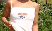 Young Busty Katerina Aka Katy 153736 Busty Redhead Cutie Toying Her Tight Twat In The Bushes
