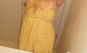 Fubilov 161601 Blonde Teen Cutie Modeling Her Summer Dress
