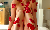 Ron Harris Kinzie Kenner 162609 Stunning Kinzie Kenner Rubbing Rose Petals Over Her Naked Gorgeous Body And Spreading Her Pink Cherries On The Showers
