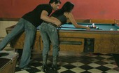 Fuck My Jeans Maria Pia 162807 Gorgeous Black Haired Babe Gets Fucked On Pool Table By Horny Stud
