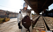Cum Louder Karen Bakker 164202 Karen Bakker In A RoboCop XXX Parody RoboCock Is The Improved Version Of The Prototype Called RoboCop, Created In Detroit Back In The 80'S. We Strongly Believe It Is An Improved Version Because In Times Of Crisis He No Longer Feeds Himself With Viscous Ba