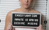 Caged Tushy 166754 Tall Brunette Stripped Naked By Female Cop
