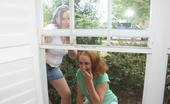 Club Tug CT Pics 14 167394 Two Curious Teens Karla And Carmen As They Spot The Neighborhood Perv Jerking His Cock