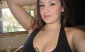 GND Kayla 168105 Kayla Pulls Out Her Huge Tits From Her Tight Black Halter Top
