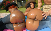 Extreme Asses 168781 These 2 Sexy Ebony Babes Are Fuckin The Shit Out Of These 2 White Guys
