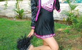 Tania Spice 168876 Show Her Pride On The Varsity Cheer Team And Strips Down To Nothing
