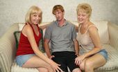 See Mom Suck Granny Scarlet And Hottie Wife Tracy Suck On A Large Cock And Give The Young Guy A Nice Double Blowjob
