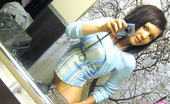 Diddylicious Super Cute Teen Takes Selfshot Pictures Of Herself In The Mirror
