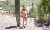 Diddylicious 170832 Diddy Lifts Her Skirt And Shows Off Her Tiny Ass In A G-String In The Desert
