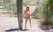 Diddylicious 170832 Diddy Lifts Her Skirt And Shows Off Her Tiny Ass In A G-String In The Desert
