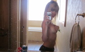Diddylicious Petite Beauty Diddy Takes Selfshot Pictures In The Mirror While Teasing With Her Big Juicy Tits

