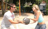 La Zona Modelos 173102 Diana Sucks On A Big Cock After Getting Horny Playing Basketball
