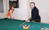 Old Farts Young Tarts Pamella & Bert 175113 Senior Wins Pool And Earns A Tight Teenie Pussy To Fuck
