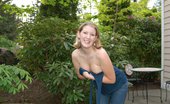 My Wife Ashley 175807 Ashley Getting Naked Outside In The Back Yard
