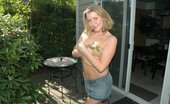 My Wife Ashley 175812 Ashley In Back Yard Getting Naked
