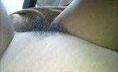 Hairy Babes 176261 Pulling At Her Long Black Silky Pubes
