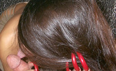 Foxy Anya 176701 Long Haired Babe Gives Head Licks Balls
