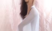 Foxy Anya 176714 Latina Babe Posing Nude In White Sheer
