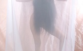 Foxy Anya 176714 Latina Babe Posing Nude In White Sheer
