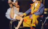 Rodox Gallery Th 19708 T 178797 Hairy Seventies Ballerina Gets Fucked Hard By A Horny Clown
