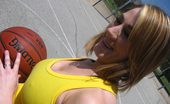 Disgraced 18 Amber Ashlee 180230 Teen Basketball Player Plays With Cock And Balls!
