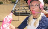 Disgraced 18 Kati Summers 180233 Teen Blonde Slut Gets Tied Up And Fucked On Softball Field!
