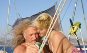 Beauty And The Senior Zoe & Edward & Chris 180536 Two Horny Seniors Fucking A Blonde Hottie On Their Boat
