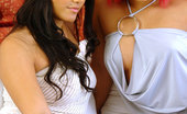 Ball Honeys 181034 Sexy Leah And Exotic Pinky Sharing Cock.
