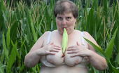 Mature.eu 182145 Big Mature Slut Playing In A Corn Field
