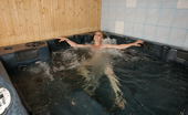 Mature.eu 182389 Horny Mature Slut Playing Alone In The Bath And Sauna
