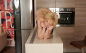 Mature.eu 182429 Blonde Housewife Gets Frisky In The Kitchen
