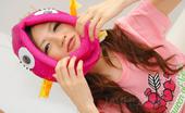 JAV HD Shirosaki Karin 183396 Shirosaki Karin Asian With Funny Wigs Rubs Dick Of Shaved Labia
