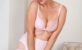 Vintage Flash Tiffany T 184957 Mature Blonde Teases In Her Sheer Panties And Coffee Full Fashion Nylons
