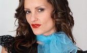 Vintage Flash Valentina Cruz 184971 On Towering Stilettos She Strips And Gets Herself Aroused, Nylon Legs Splayed Wide For Her To Wank
