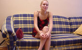 Mike's Apartment  186334 Skinny Little Blonde Spreading Her Pink Pussy Lips Wide
