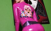Emily Marilyn Fetish Model In Tight And Shiny Latex Catsui
